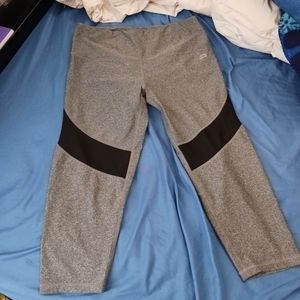 Grey and black RBX workout pants in a Xl.